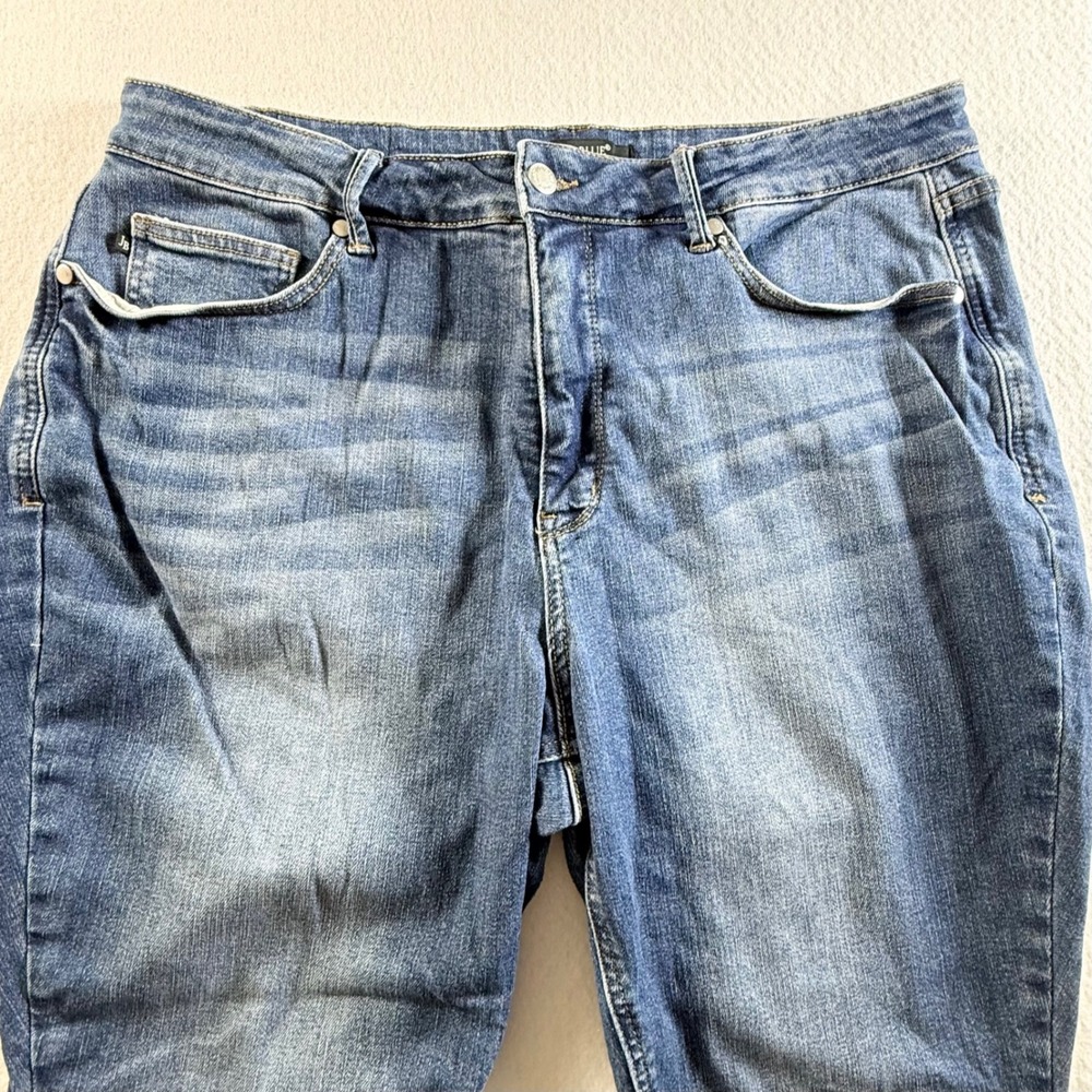 Judy Blue Skinny Jeans Womens 20W High Rise Stretch JB88799MD Medium‎ Wash Blue
